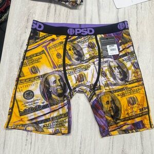 NWT Men’s PSD Boxer Briefs “Money Scribe” Sz Large